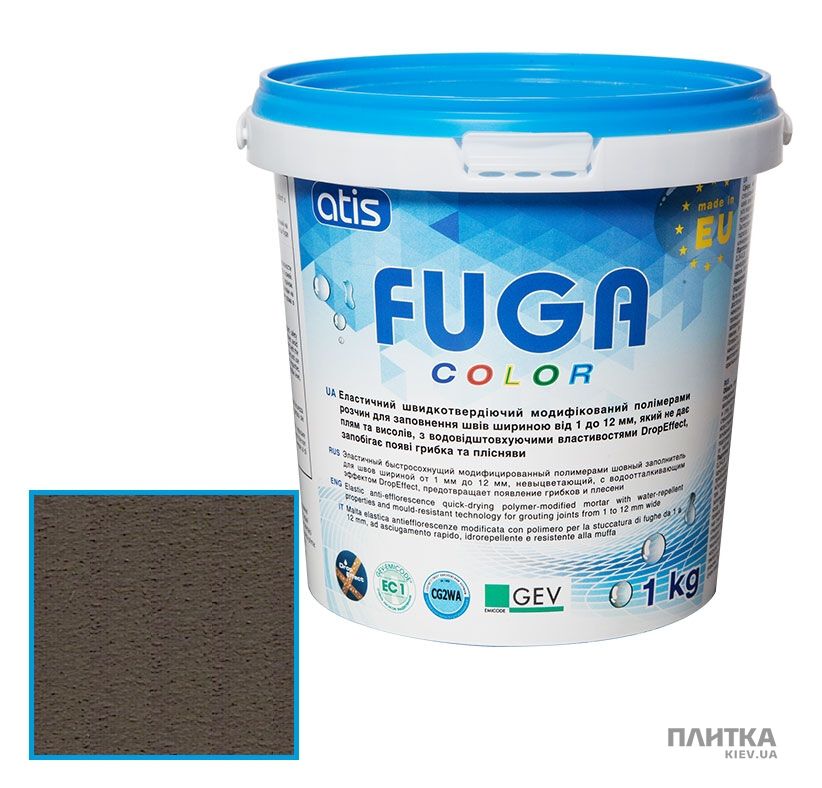 Затирка ATIS Fuga Color A 144/1кг шоколад шоколад