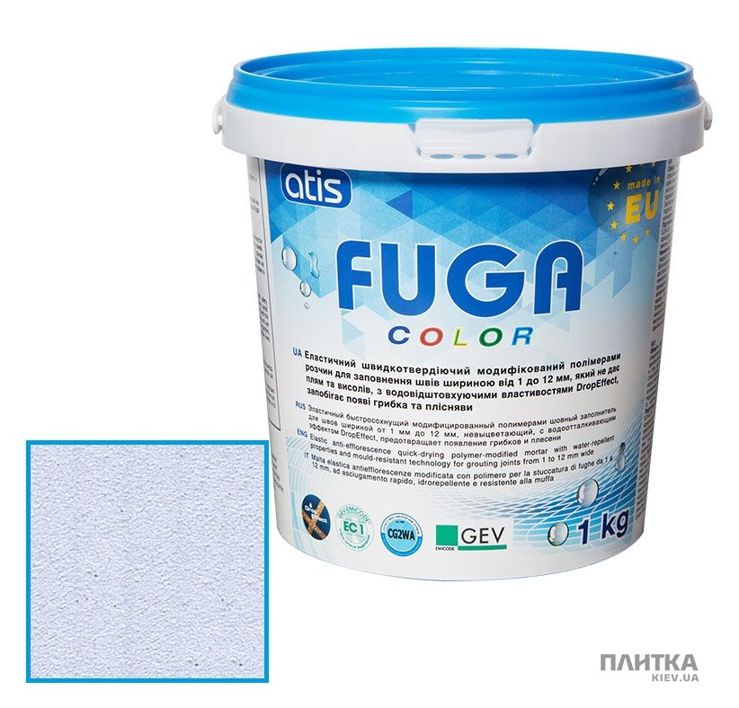 Заповнювач для швів ATIS Fuga Color A 170/1кг світло-блакитний світло-блакитний