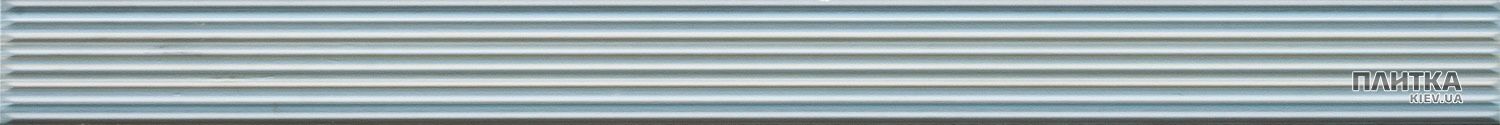 Плитка Azulev Solid LIST GRADUATION MULTICOLOR фриз белый,голубой,синий