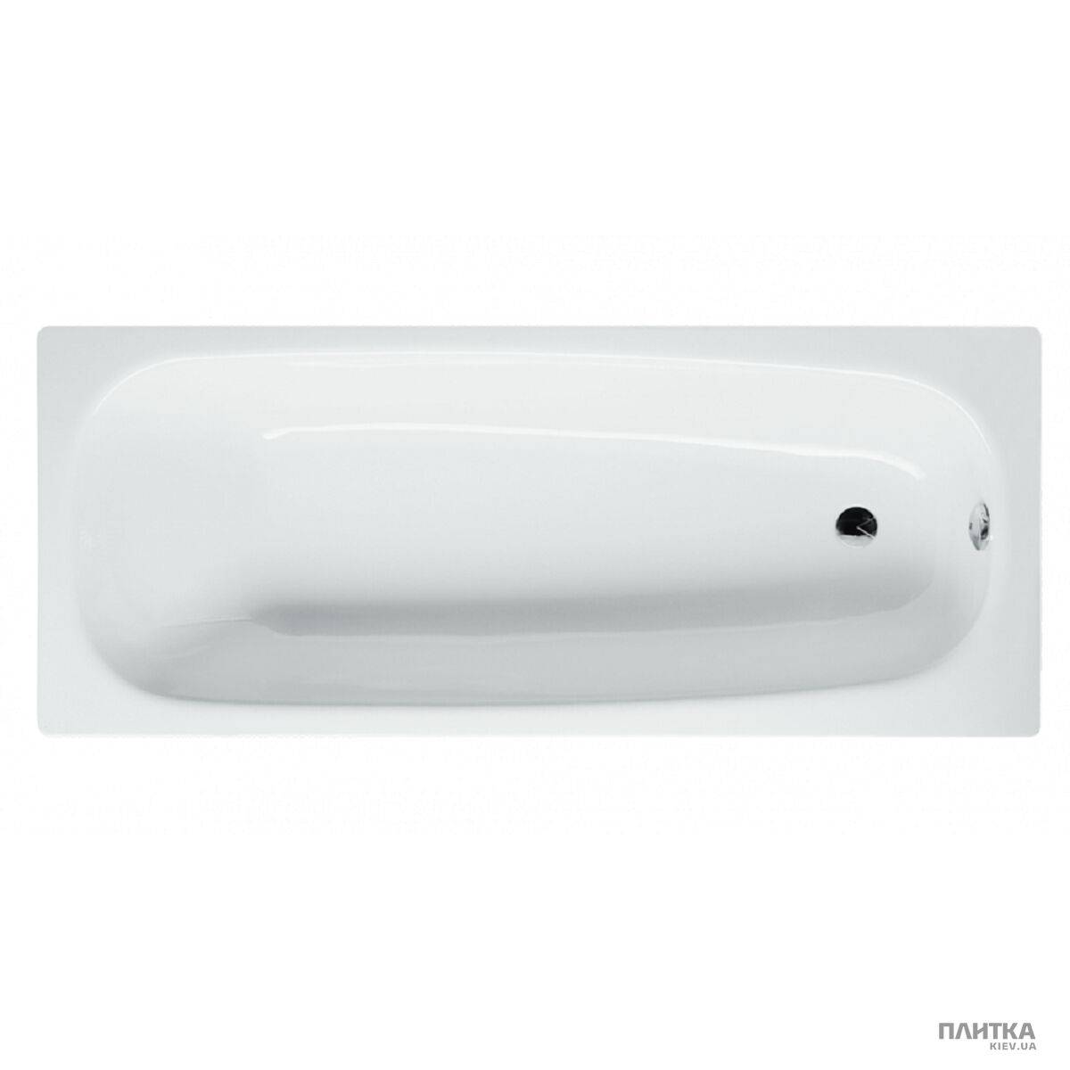 Стальна ванна Bette BetteForm 3970-000 BetteForm Ванна з покриттям BetteAntinoise, біла білий