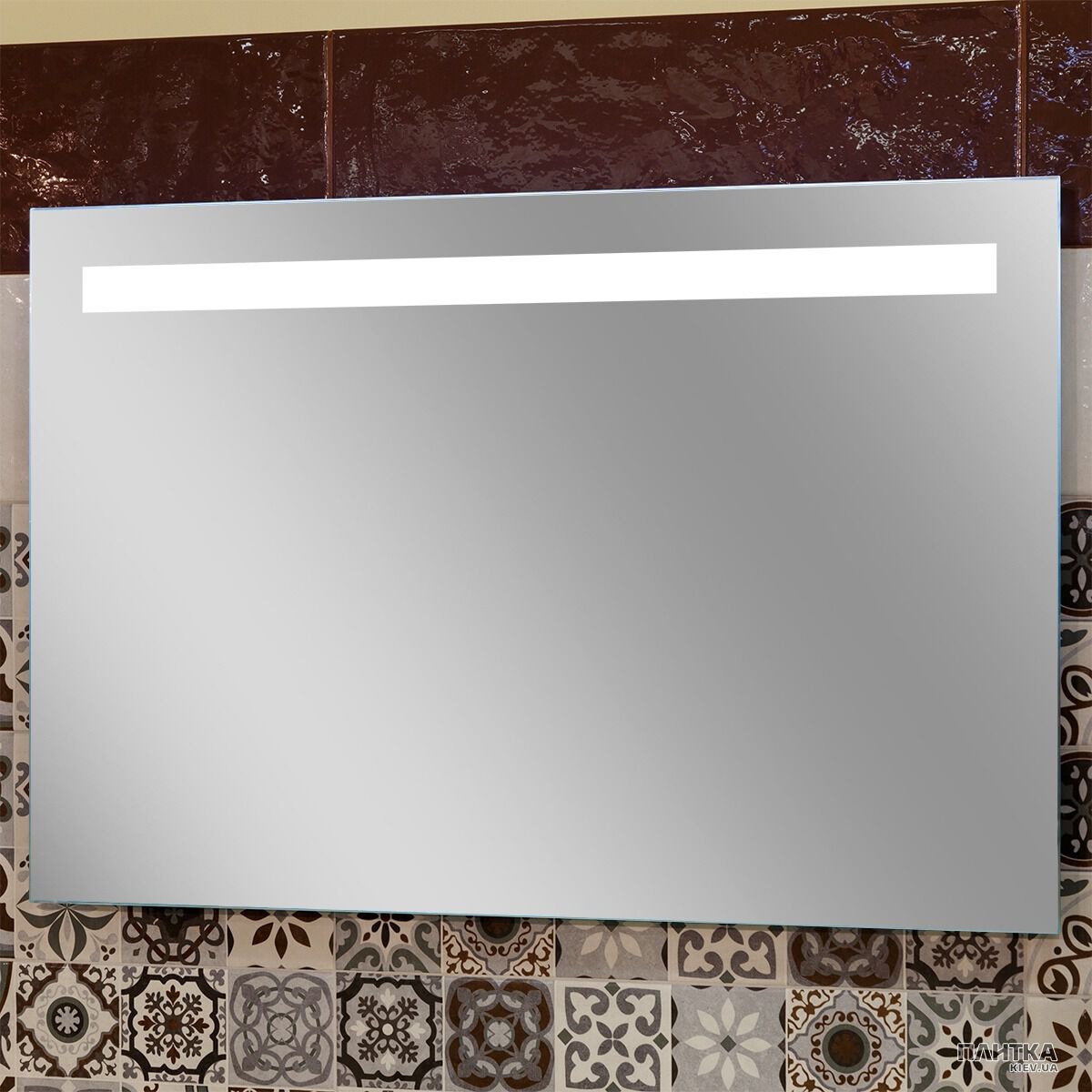 Зеркало для ванной Бусел Alpha 900х600 хром