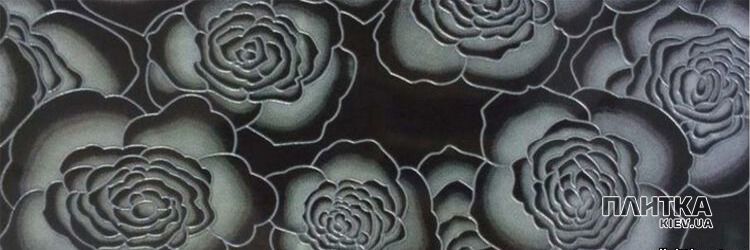 Плитка Ceramica de Lux Basic B93000-52 (G93030-46) декор сірий,чорний