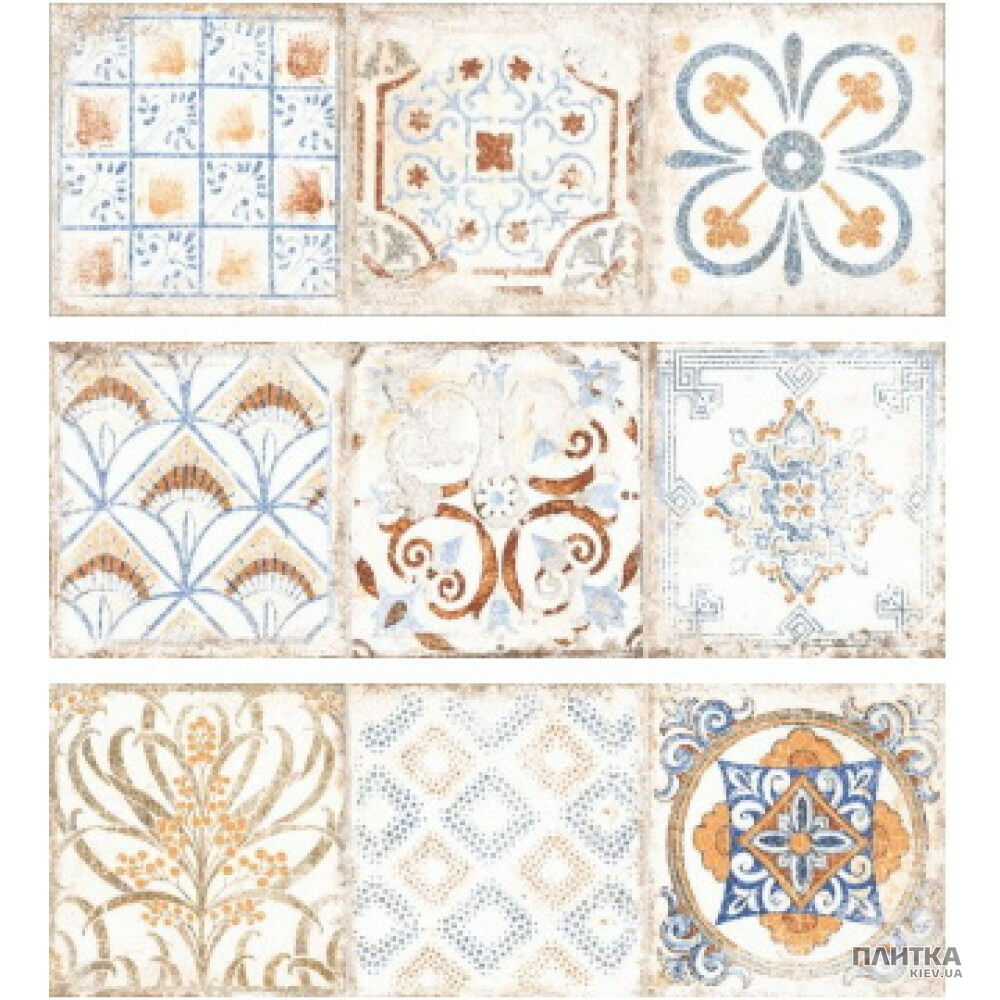 Плитка Ceramica Deseo Toledo TOLEDO 30 бежевий,блакитний,мікс