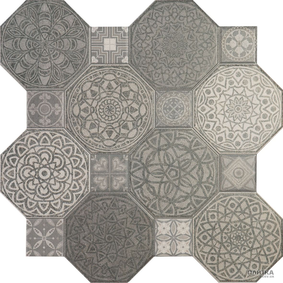 Напольная плитка Ceramica Gomez Imagine IMAGINE DECOR серый,темно-серый,светло-серый
