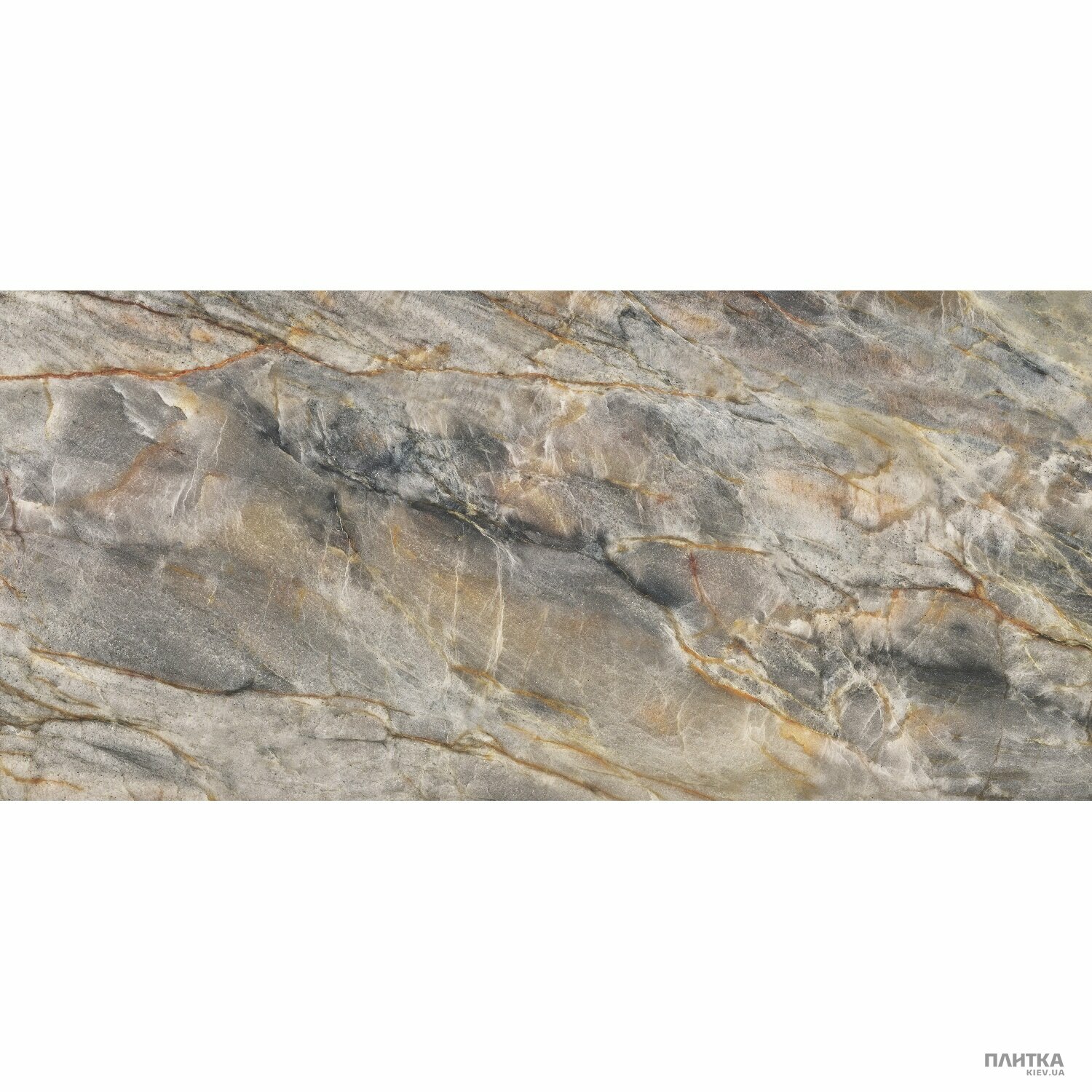 Керамогранит Cerrad Brazilian Quartzite GRES BRAZILIAN QUARTZITE AMBER POLER 1197х597х8 серо-коричневый