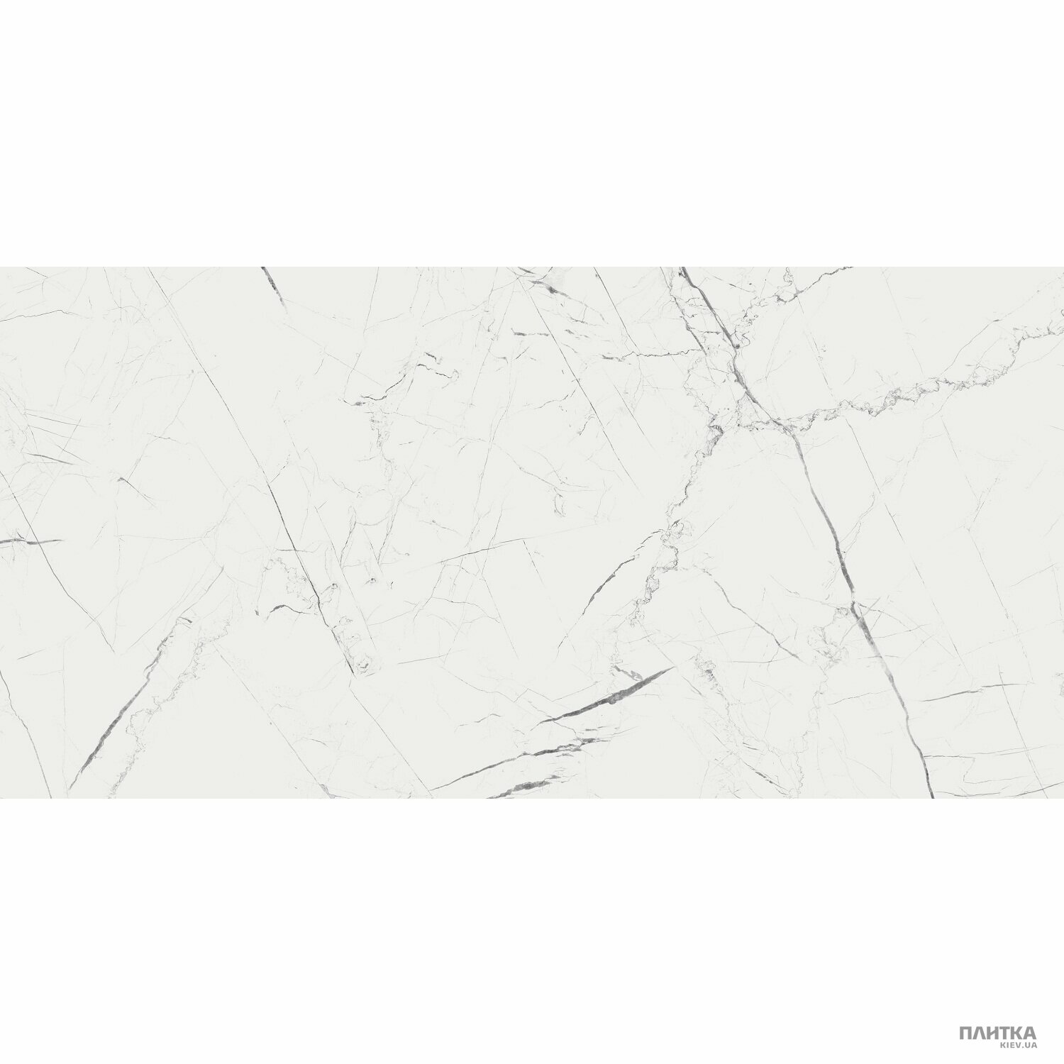 Керамогранит Cerrad Marmo Thassos GRES MARMO THASSOS WHITE RECT 1597х797х8 белый - Фото 1