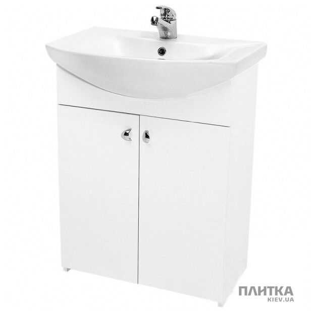 Меблі для ванної кімнати Cersanit Bianco BIANCO Тумба д/раков. OMEGA-65 білий