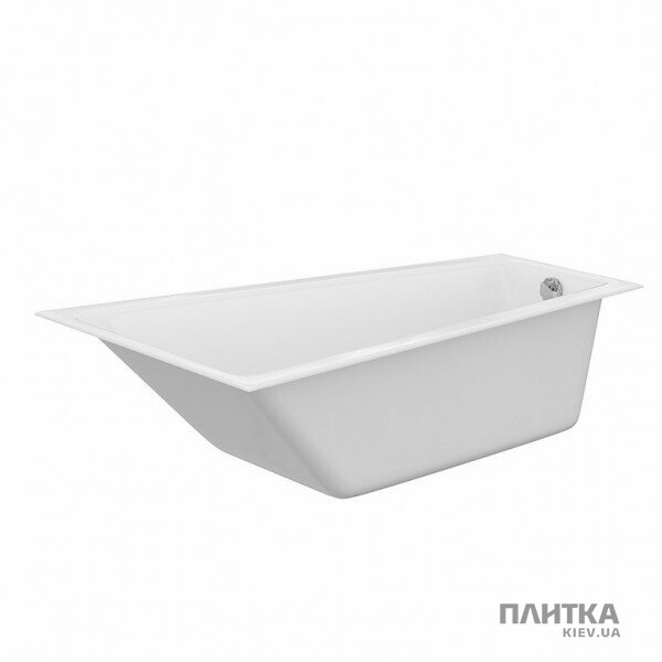 Ванна Cersanit Crea CREA Ванна асиметрична 160x100 права+ ніжки білий