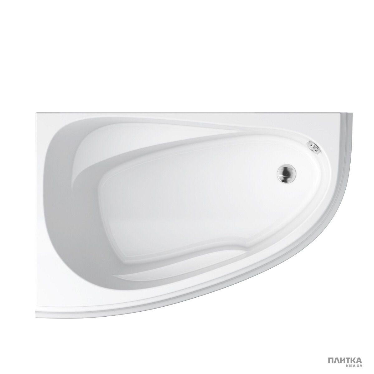 Акрилова ванна Cersanit Joanna New 150x95 см ліва, асиметрична білий