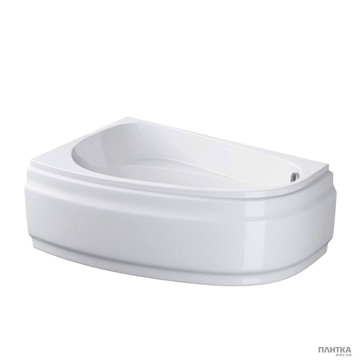 Акриловая ванна Cersanit Joanna New 150x95 см левая, асимметричная белый