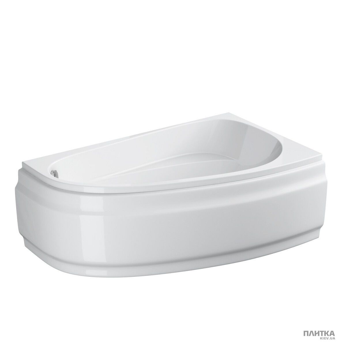 Акрилова ванна Cersanit Joanna New 160x95 см права, асиметрична білий