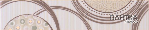 Плитка Cersanit Letizia LETIZIA фриз бежевий,коричневий,темно-коричневий