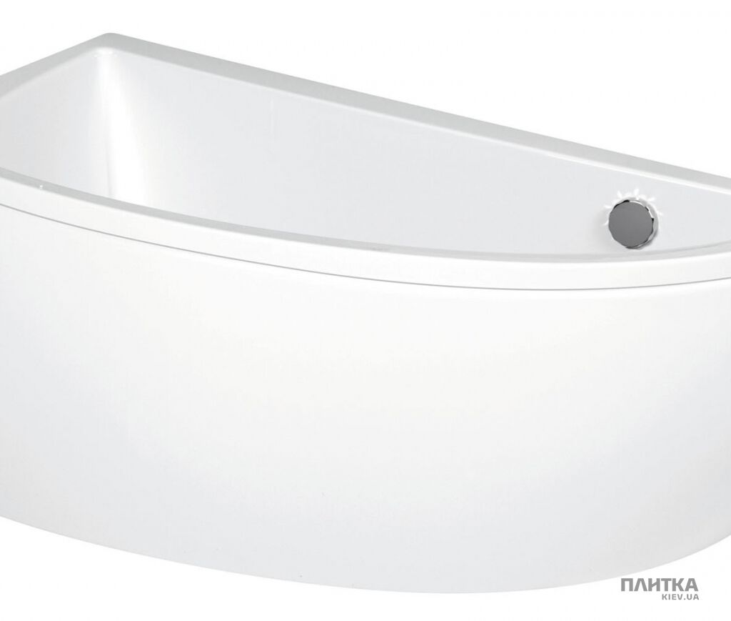 Акрилова ванна Cersanit Nano 140x75 см, ліва білий