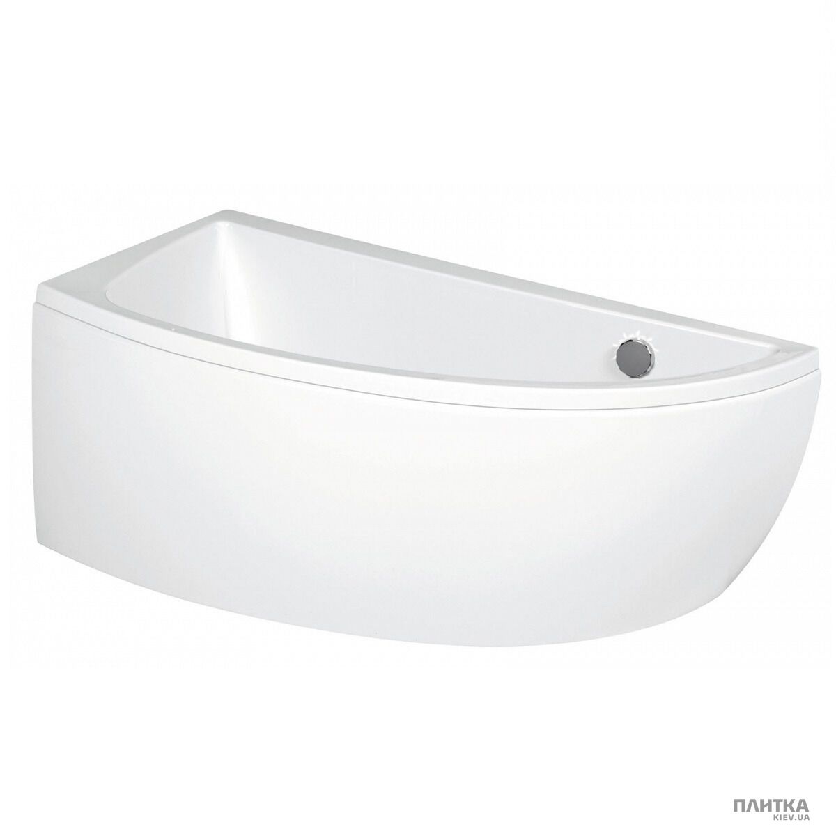 Акрилова ванна Cersanit Nano 150x75 см, ліва білий