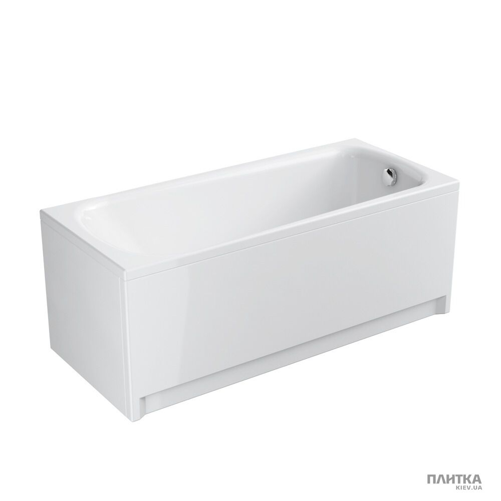 Акриловая ванна Cersanit Nao Прямоугольная 170x70 см белый
