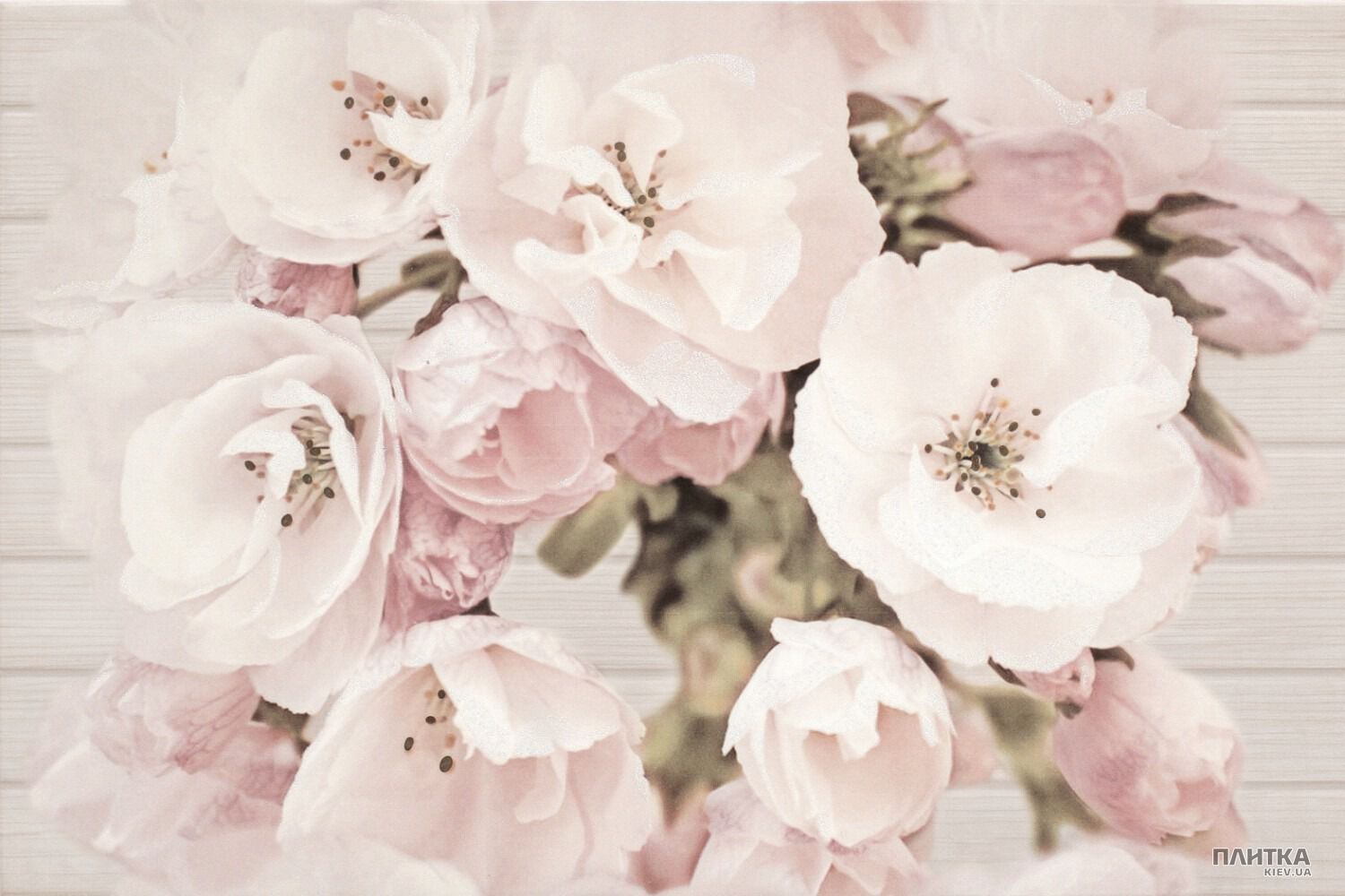 Плитка Cersanit Sakura SAKURA INSERTO FLOWER декор бежевый,зеленый,розовый,кремовый