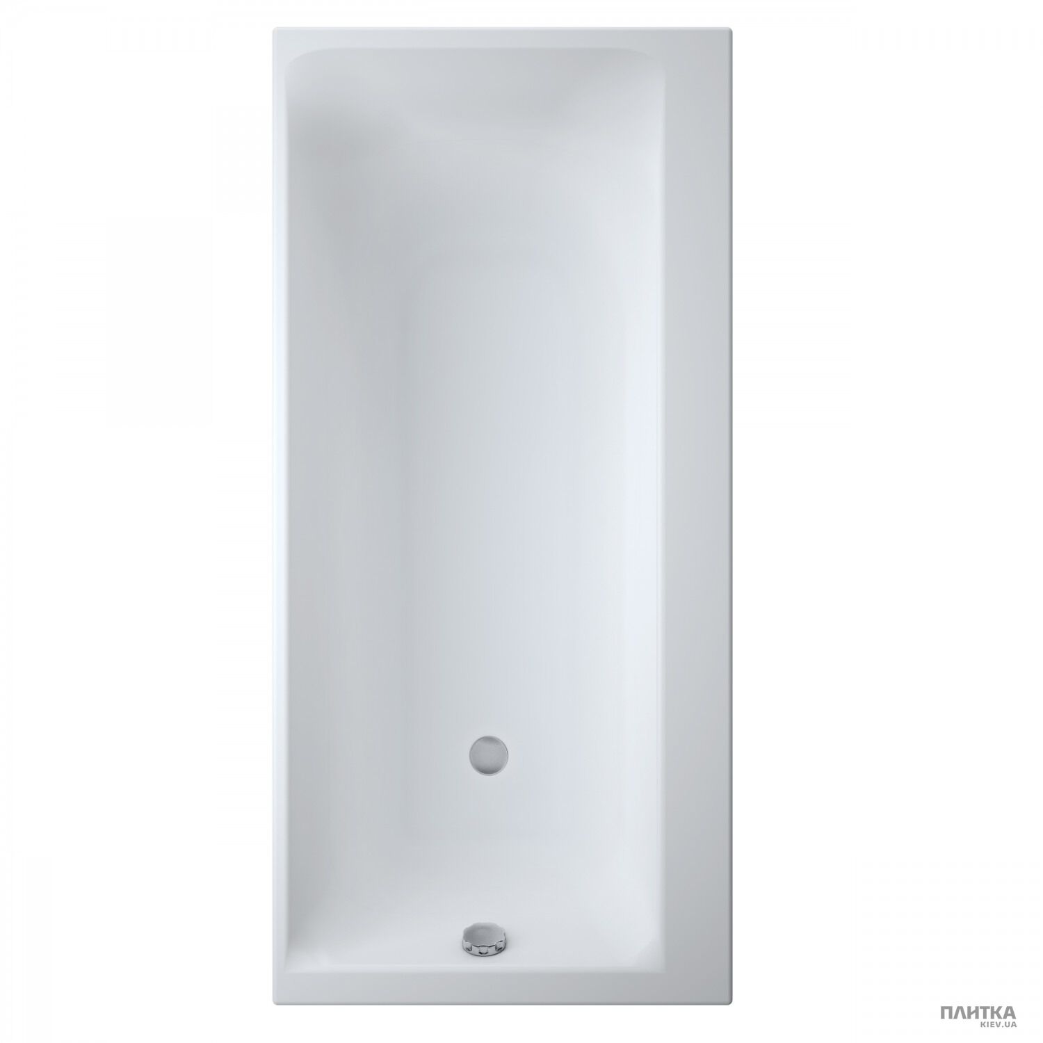 Акриловая ванна Cersanit Smart 170x80 см правая белый