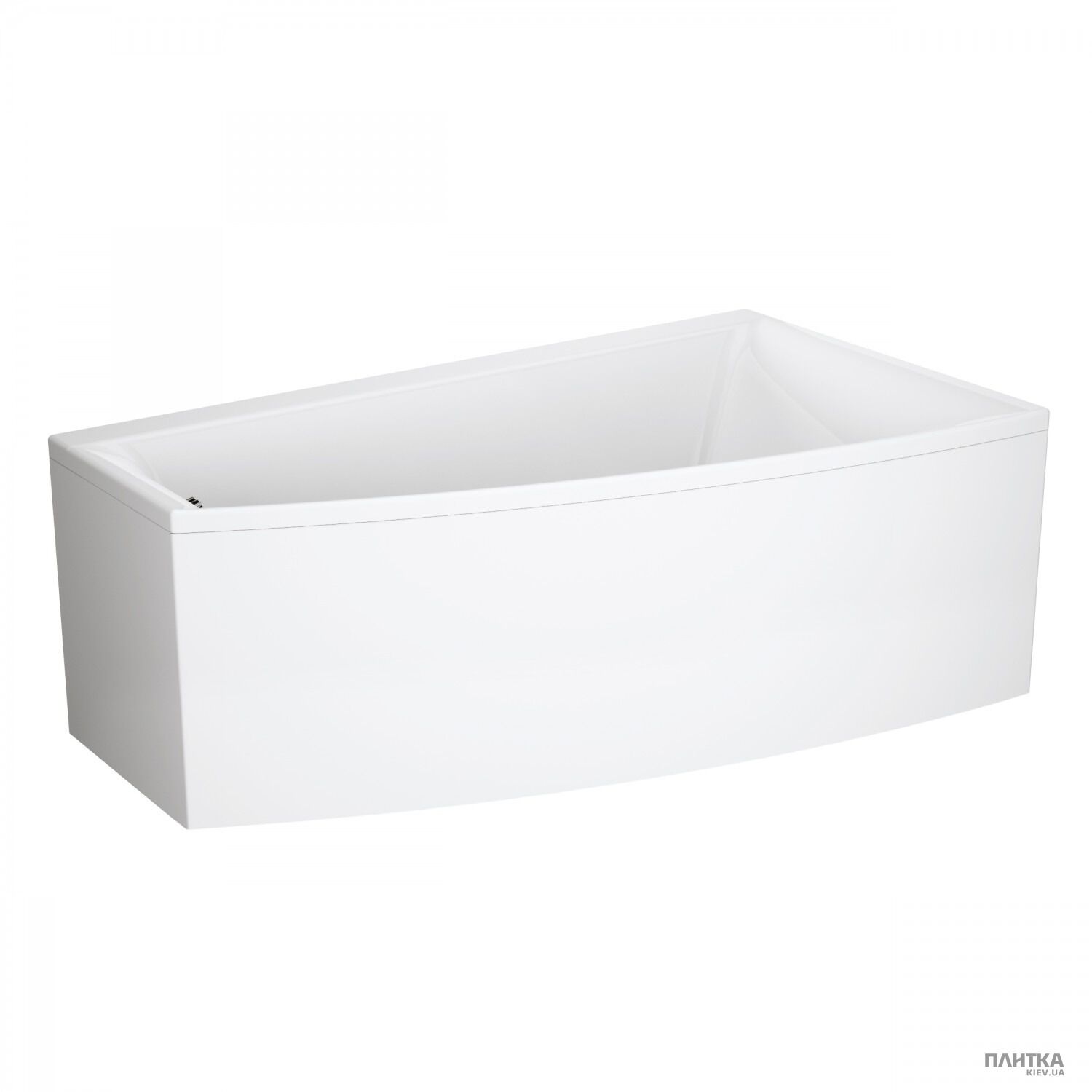 Акрилова ванна Cersanit Virgo max 160x90 см асиметрична права білий