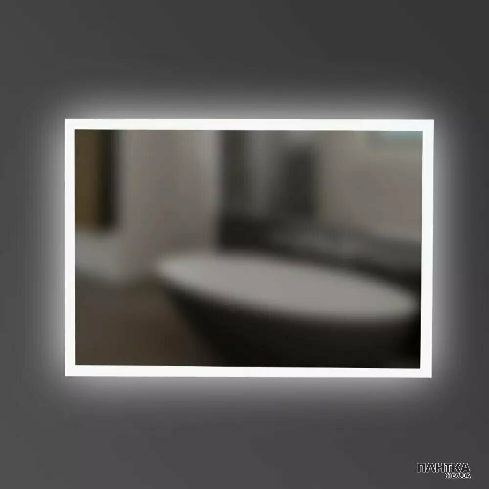 Зеркало для ванной Devit ART 6032180 ART Зеркало 800x600 прямоугольное, с тачсенсором и LED подстветкой серебро
