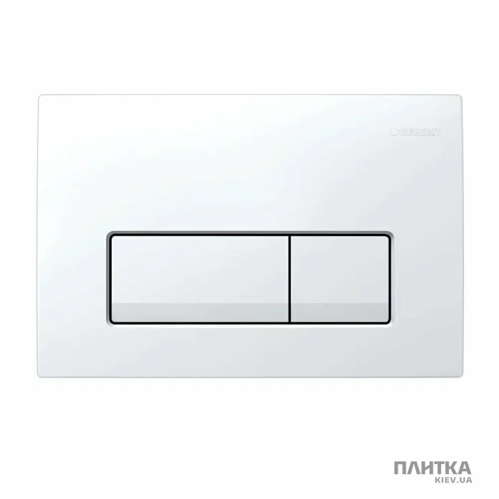 Кнопка для смыва Geberit Delta 115.119.11.1 Delta50 Клавиша смыва с двойным смывом: Альпийский белый глянец белый