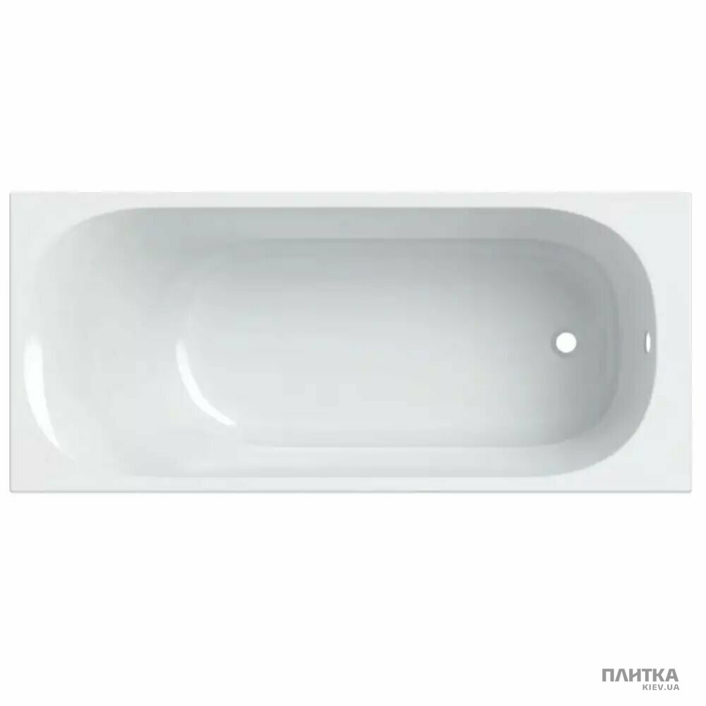 Акриловая ванна Geberit Soana 554.014.01.1 Ванна прямоугольная Geberit Soana, Slim rim, с ножками 170*75 см белый