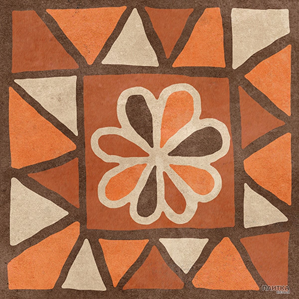 Напольная плитка Golden Tile Africa AFRICA Микс H1Б040 оранжевый