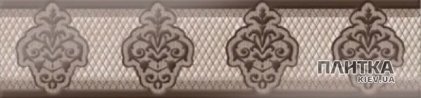 Плитка Golden Tile Аризона АРИЗОНА КОРИЧНЕВЫЙ фриз Б37311 бежевый,коричневый