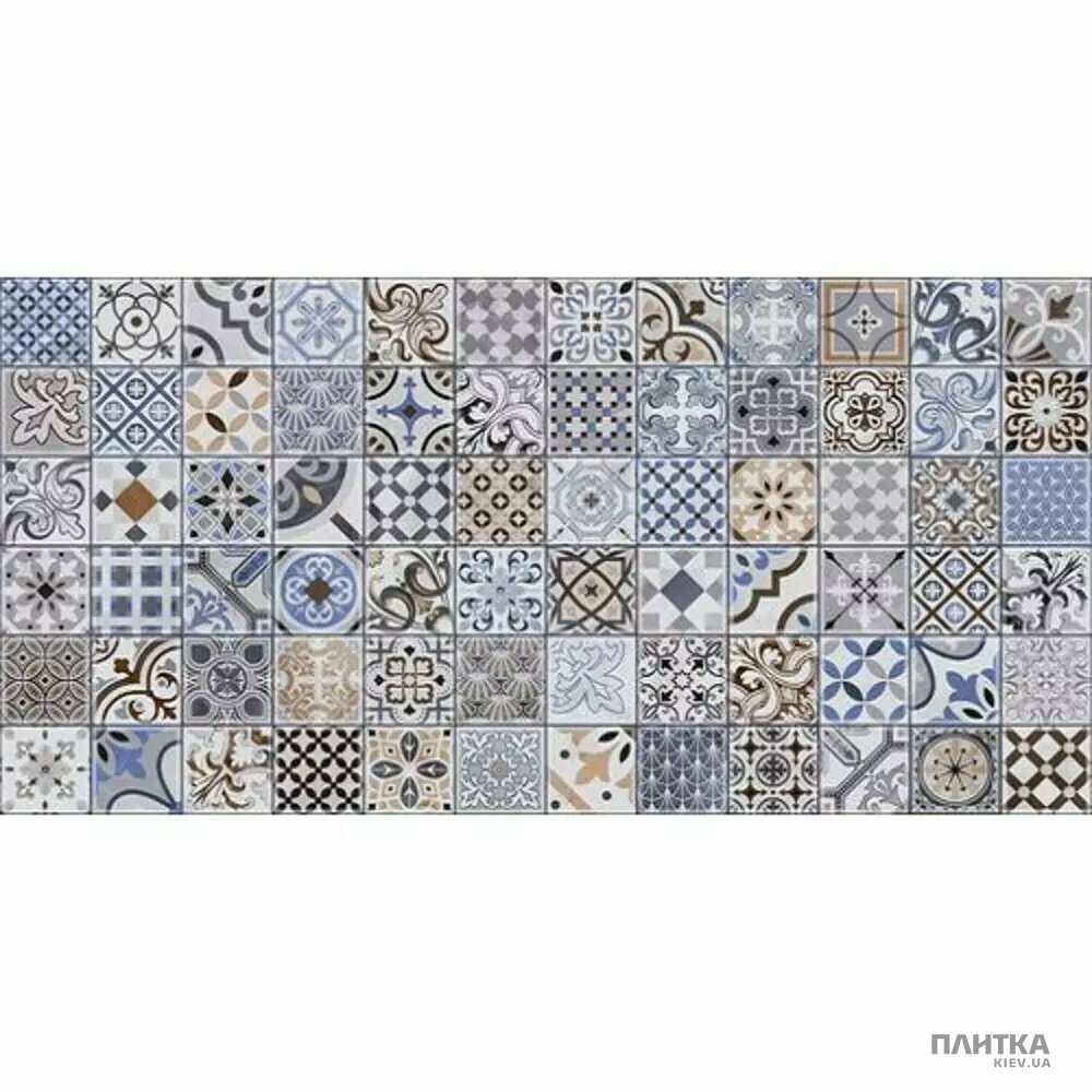 Плитка Golden Tile Deco Deco Patchwork Mix DCБ151 300х600х9 голубой,микс