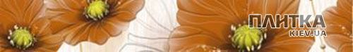 Плитка Golden Tile Маргарита МАРГАРИТА БЕЖЕВЫЙ фриз Б81421 белый,бежевый,желтый,оранжевый