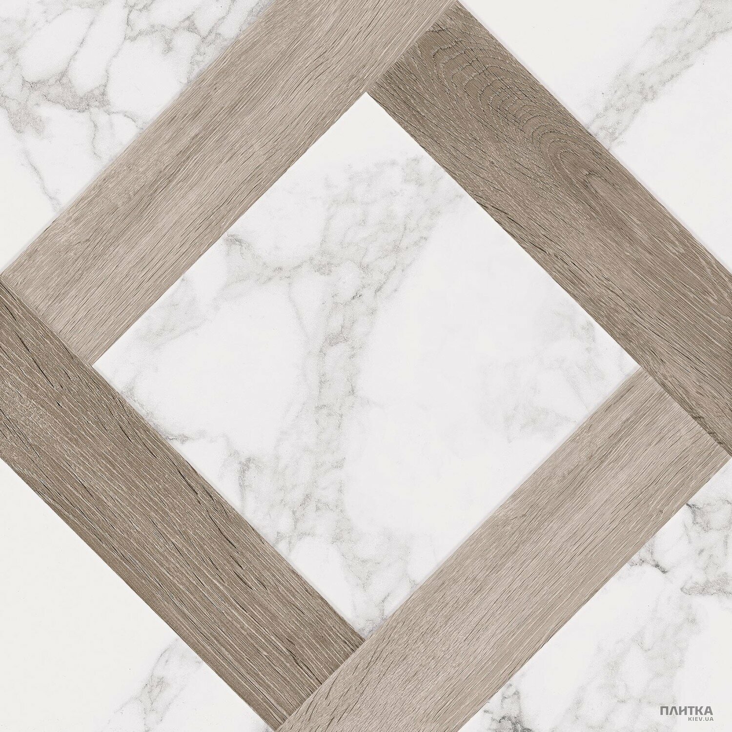 Керамогранит Golden Tile Marmo Wood MARMO WOOD Grate белый 4V0880 белый,коричневый