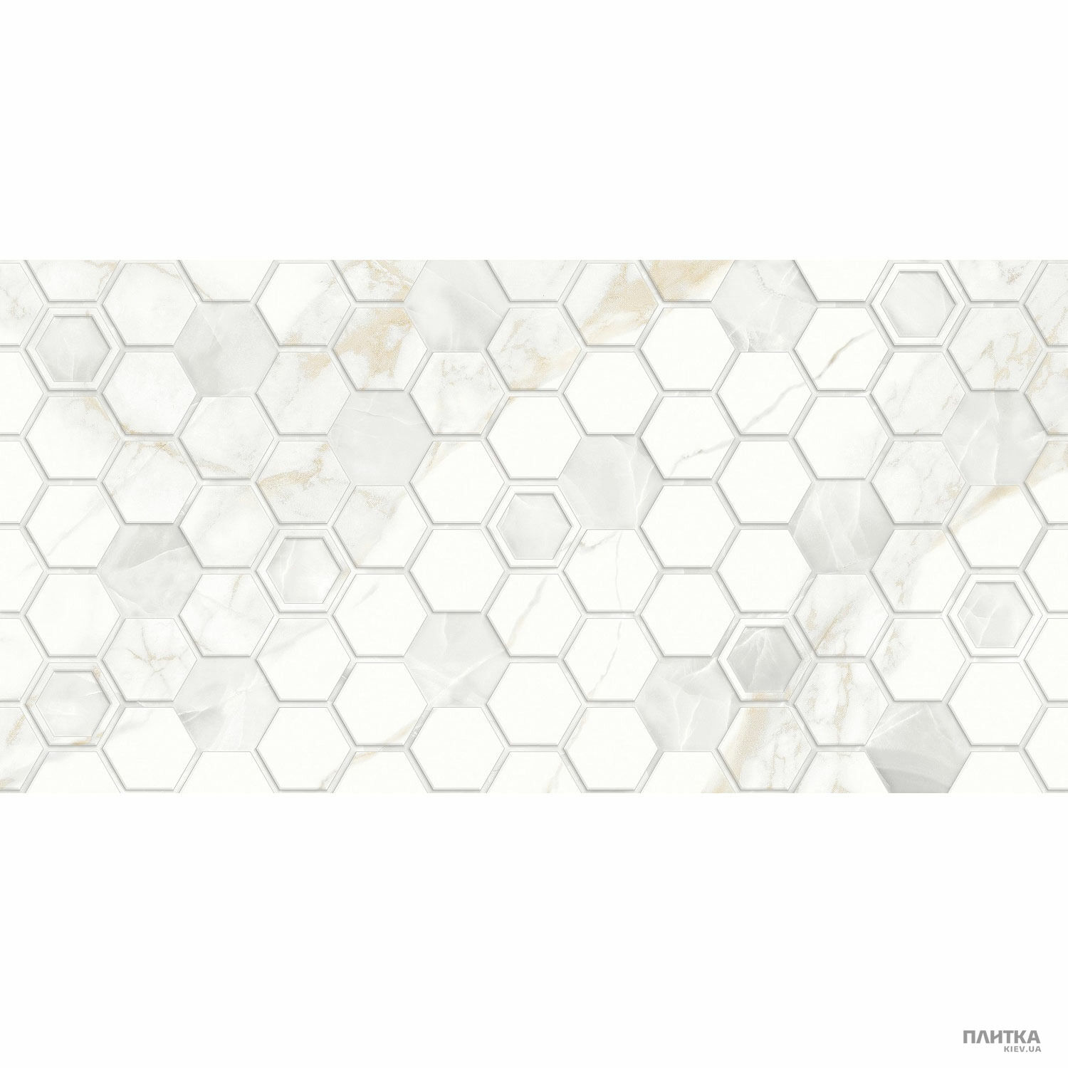 Плитка Golden Tile Sentimento SENTIMENTO HEXAGON білий SN0151 білий