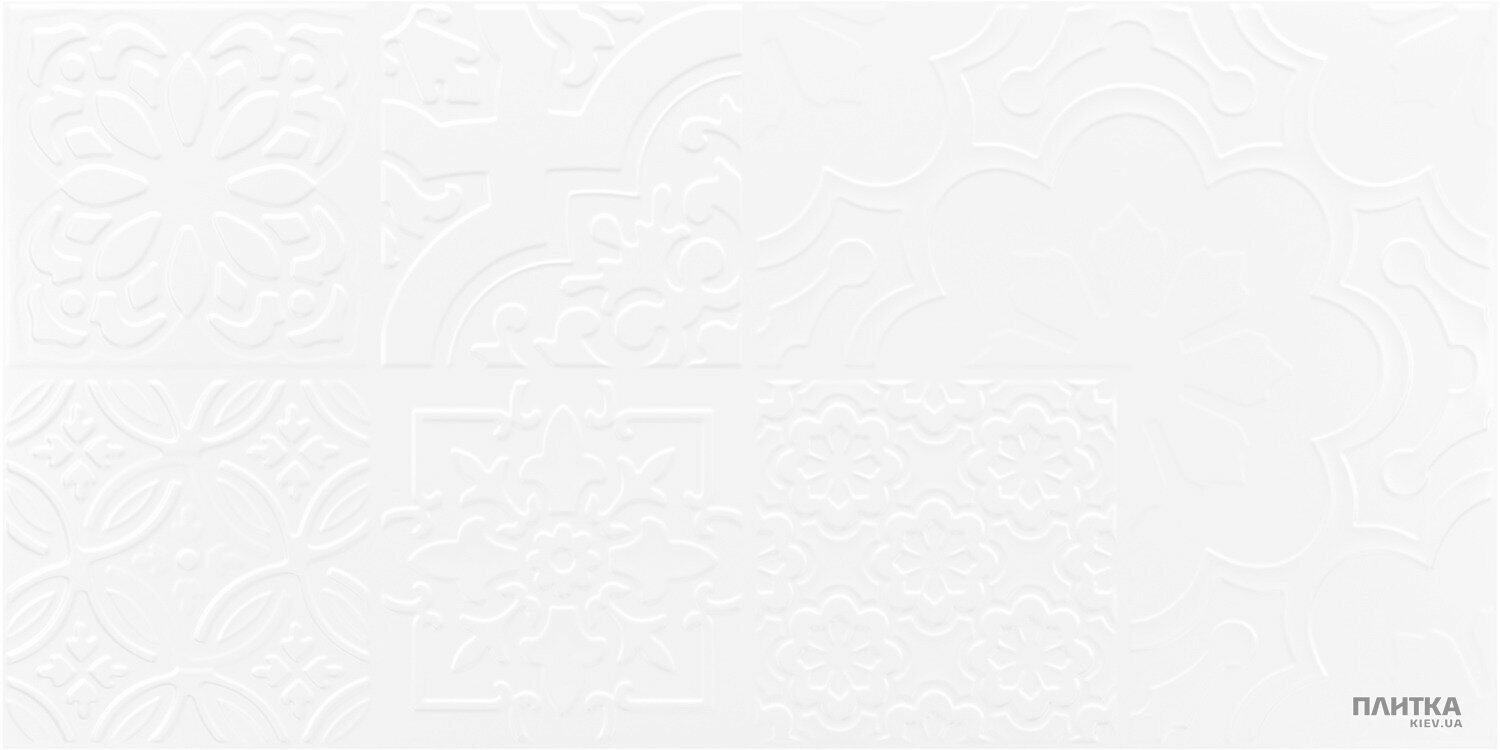 Плитка Golden Tile Tutto Bianco TUTTO BIANCO Patchwork сатин G50161 белый - Фото 1