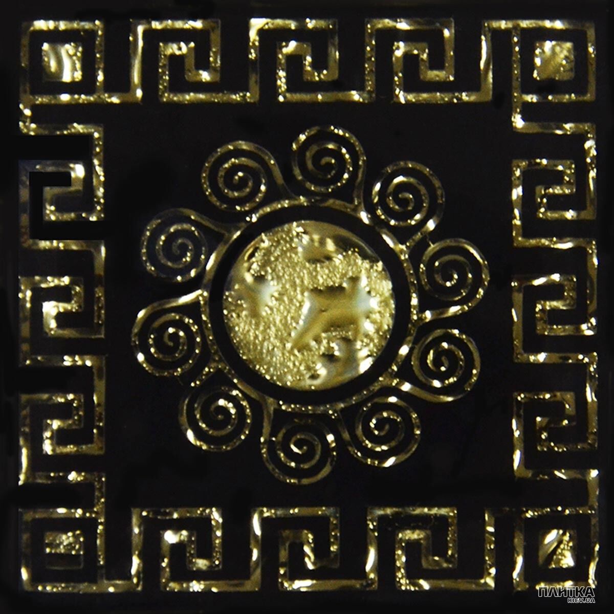 Плитка Grand Kerama Візантія золото рифл золотий