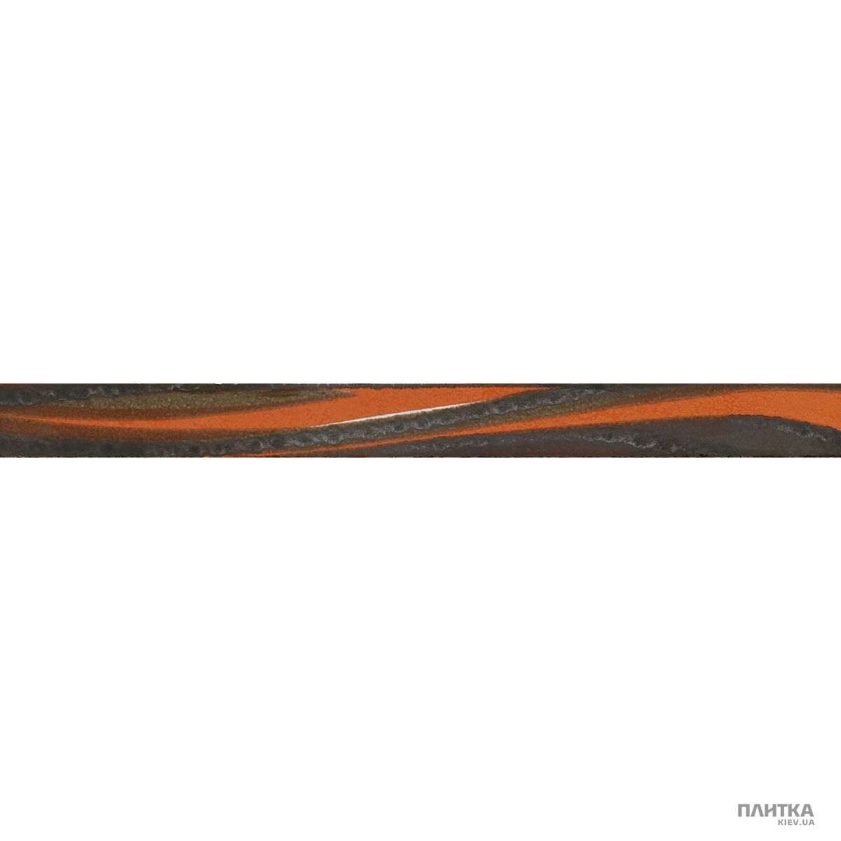 Плитка Imola Nuvole L.VENTO O MIX фриз -Z коричневий,помаранчевий