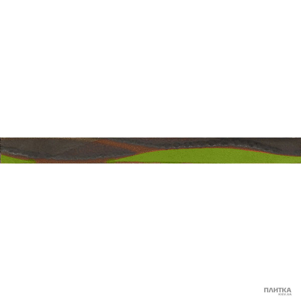 Плитка Imola Nuvole L.VENTO V MIX фриз коричневый,салатовый