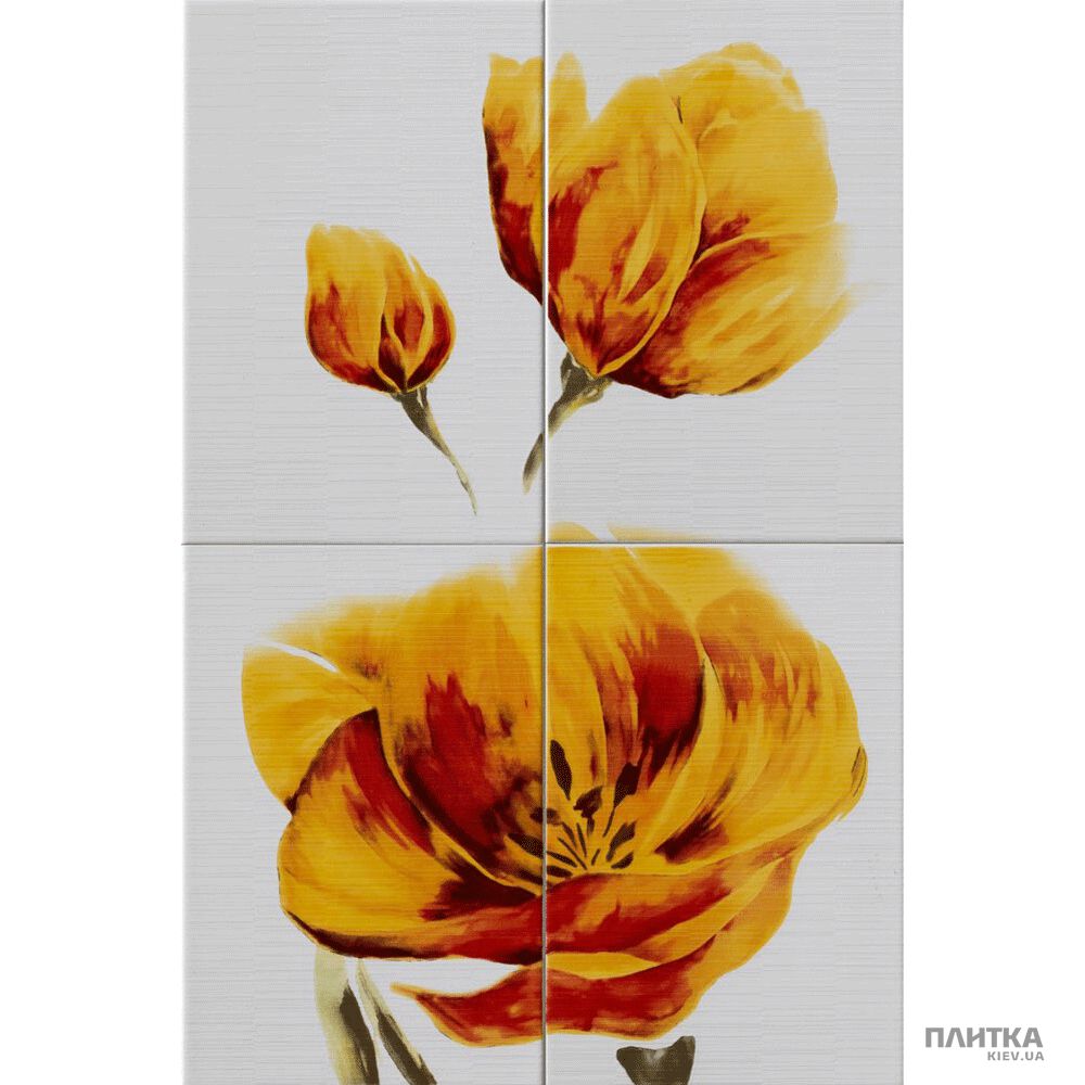 Плитка Imola Prisma PAVER 4 декор4 -Z білий,зелений,жовтий,помаранчевий