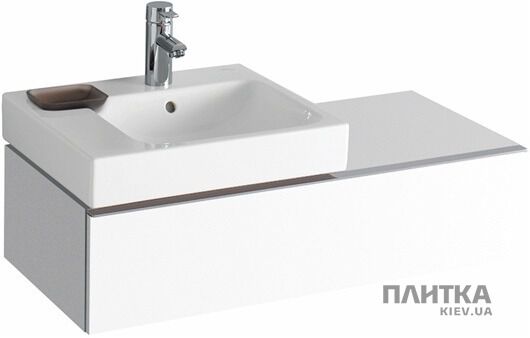 Мебель для ванной комнаты Keramag iCon 840490 ICon Шкафчик под раковину, 89 альпийский глянец белый