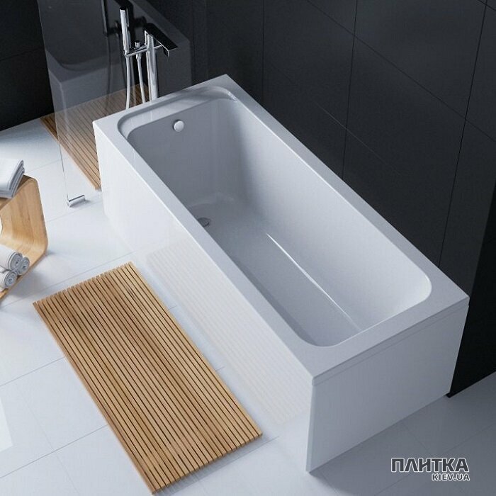 Акрилова ванна Kolo Supero 5343000 SUPERO Ванна прямокутна 170x70см, колір білий, в комплекті з ніжками SN14 білий