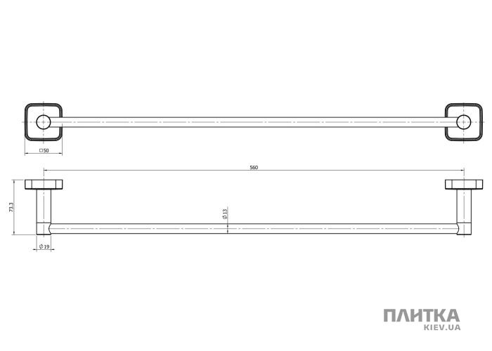 Тримач рушників / Кільце Langberger Modern Line 2112501A 60 см хром