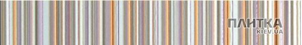 Плитка Lasselsberger-Rako Easy WLANA067 EASY STRIPE фриз сиреневый,белый,бежевый,зеленый,оранжевый