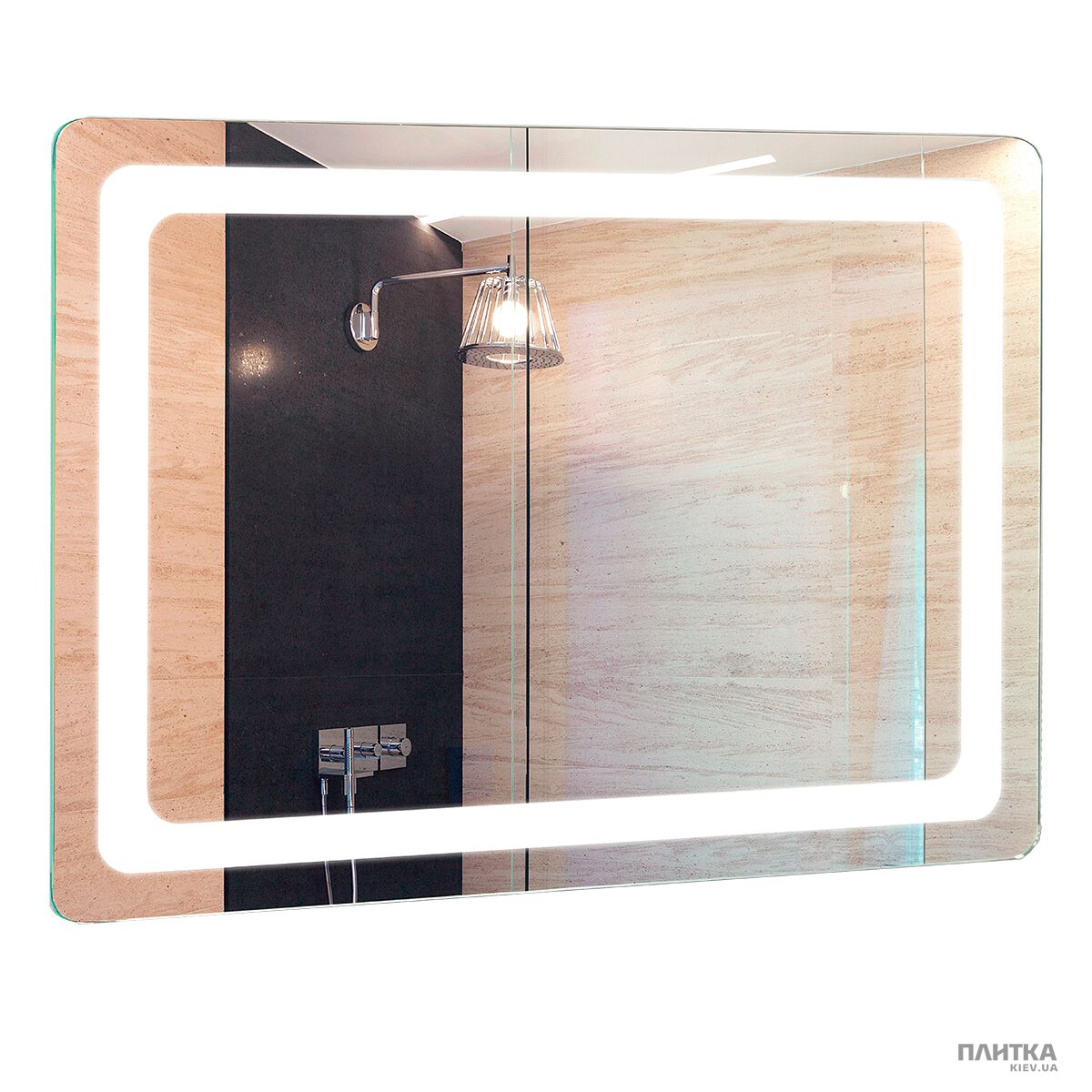 Зеркало для ванной Liberta Forli 600х900 с подсветкой, с линзой без подсветки хром