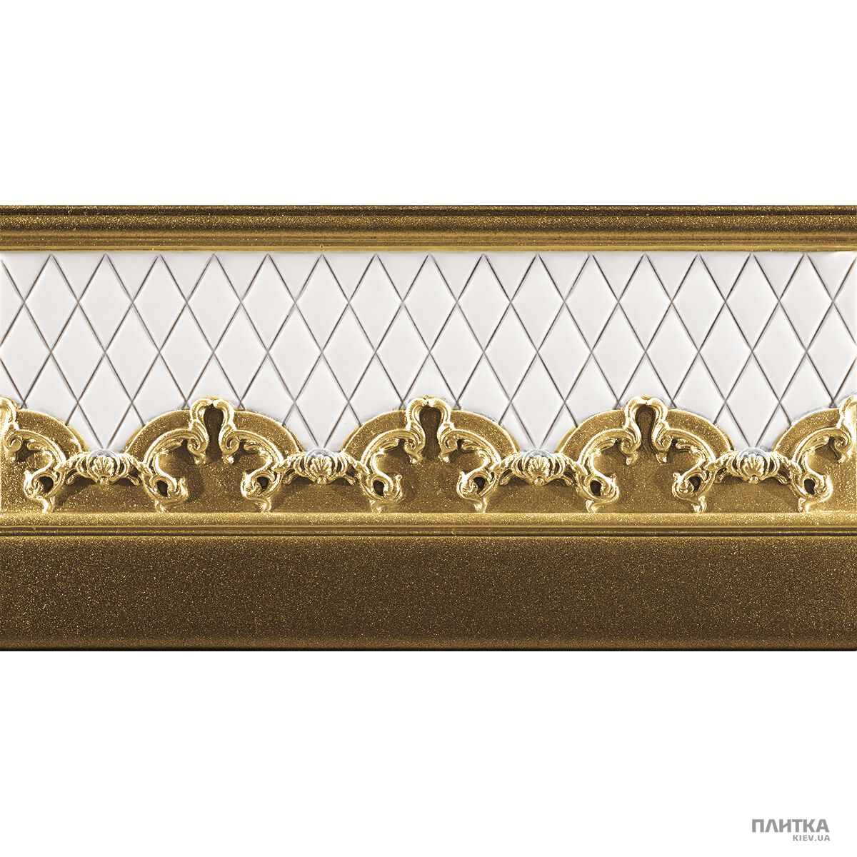 Плитка Mapisa Loire ZOCALO LOIRE GOLD фриз бежевый,золотой