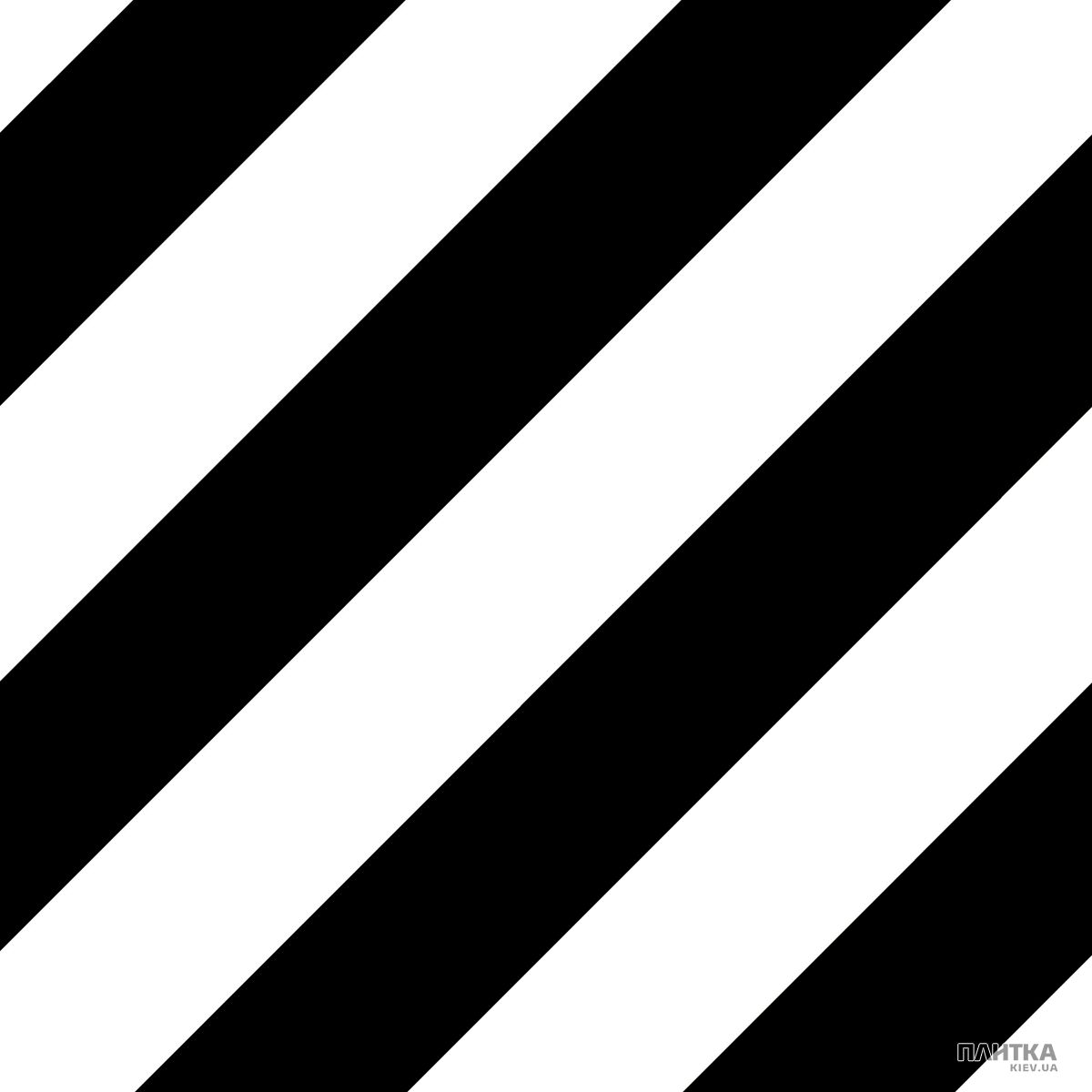 Напольная плитка Mayolica District DISTRICT LINES BLACK белый,черный