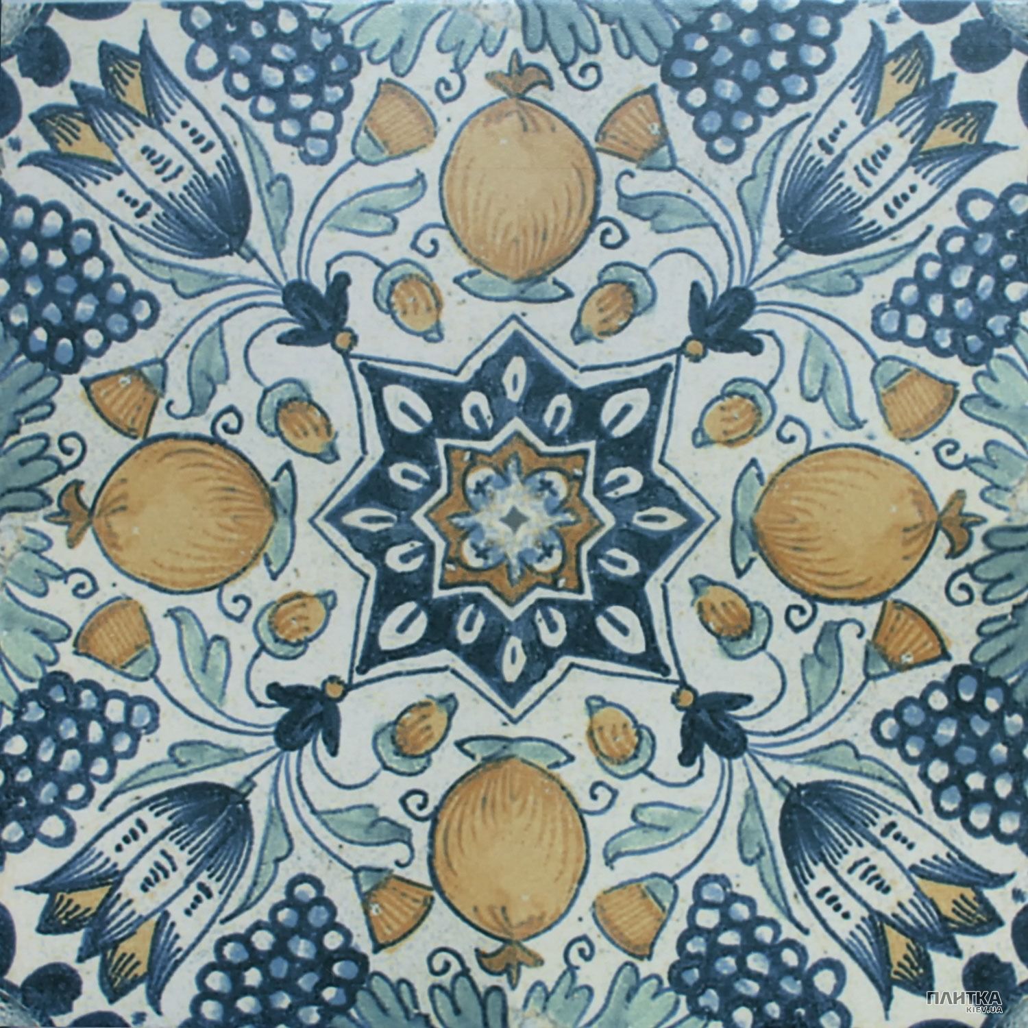 Плитка Monopole Ceramica Antique PAVIMENTO ANTIQUE білий,бежевий,блакитний,коричневий,жовтий,синій