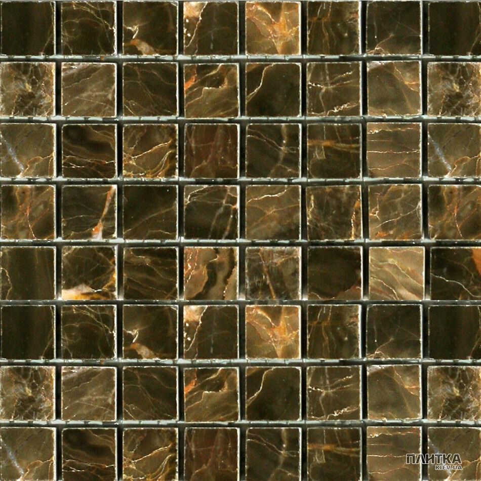 Мозаика Mozaico de Lux Stone C-MOS C-MOS SABLE BROWN POL коричневый