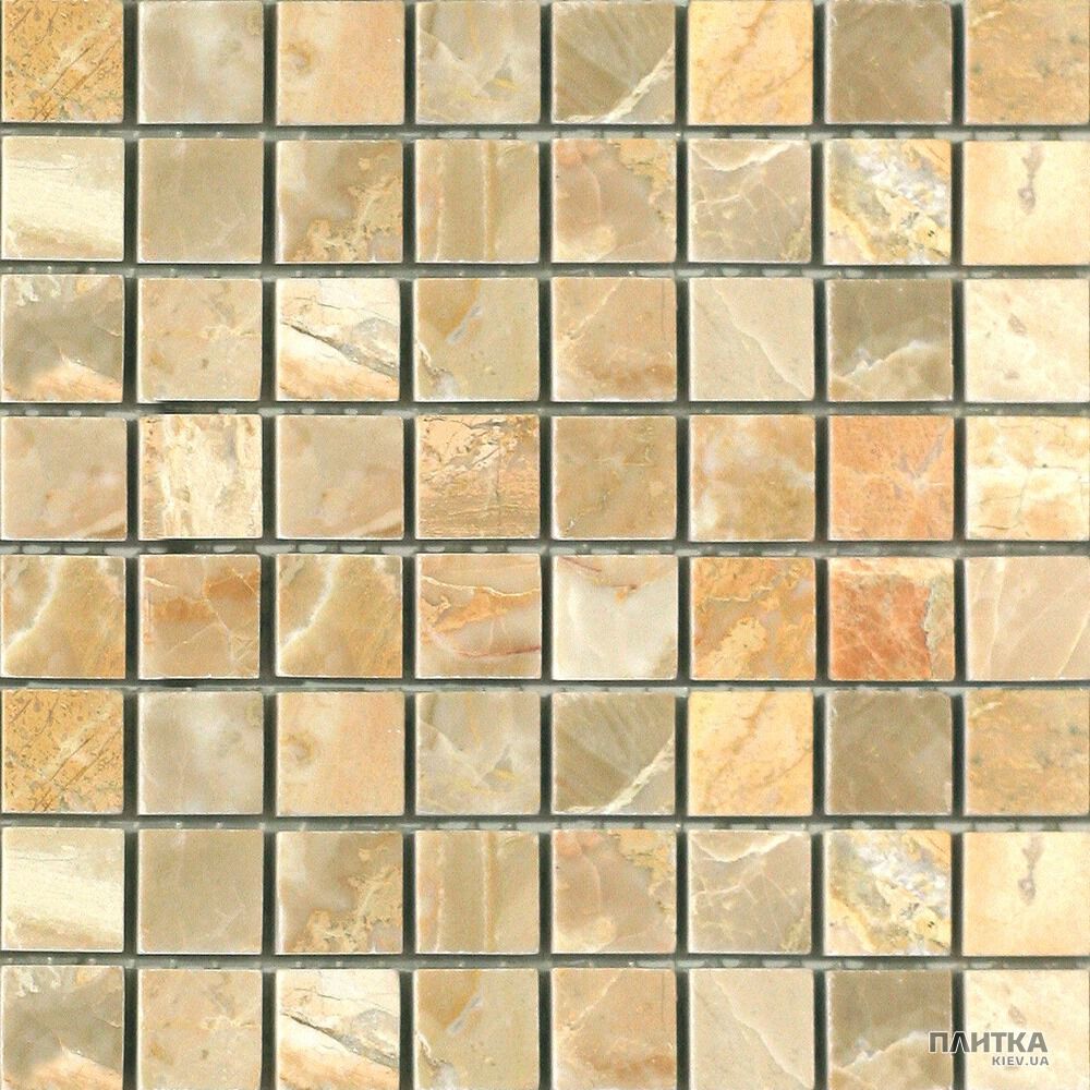 Мозаика Mozaico de Lux Stone C-MOS C-MOS BRECCIA ONICCIATA POL бежевый,розовый