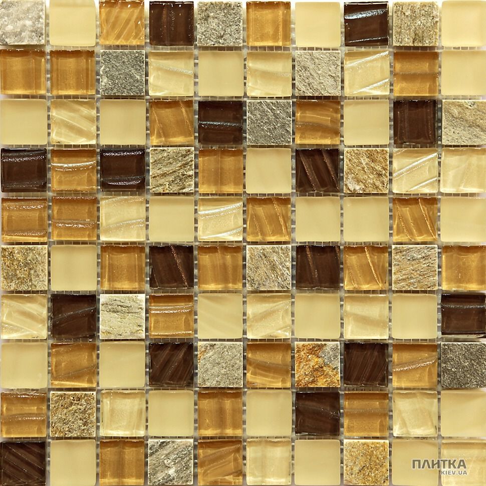Мозаика Mozaico de Lux CL-MOS CL-MOS SBHT02 бежевый,коричневый