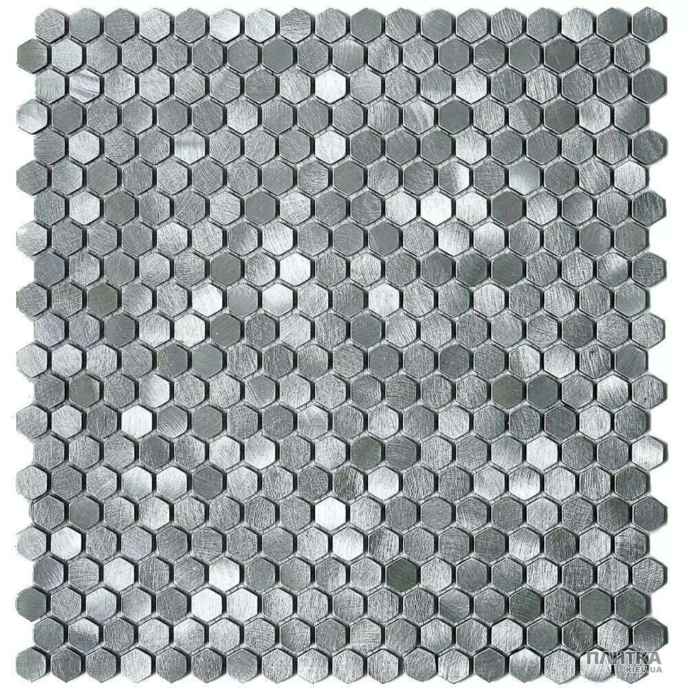 Мозаика Mozaico de Lux CL-MOS CL-MOS CCLAYRK23031 304х322х4 серебро