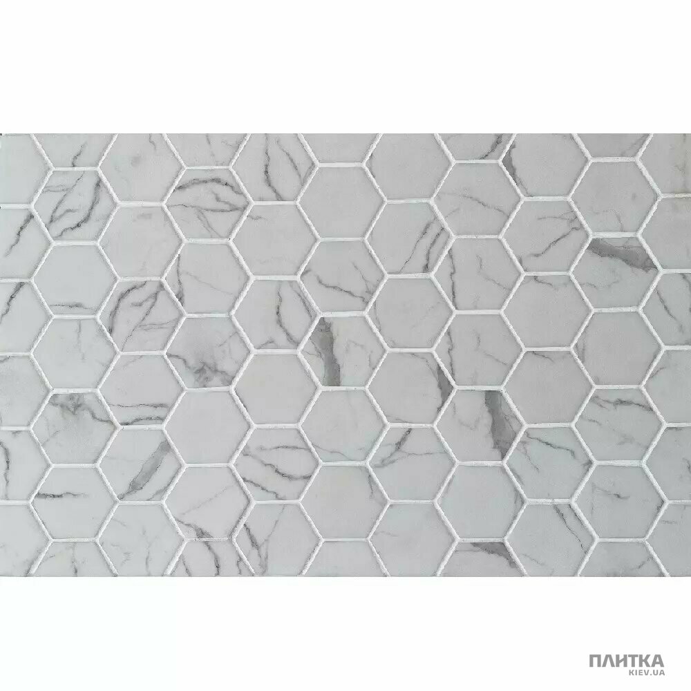 Мозаїка Mozaico de Lux M-MOS (M)DPG032TM-086A-6 317х325х6 сірий,сіро-білий,світло-сірий