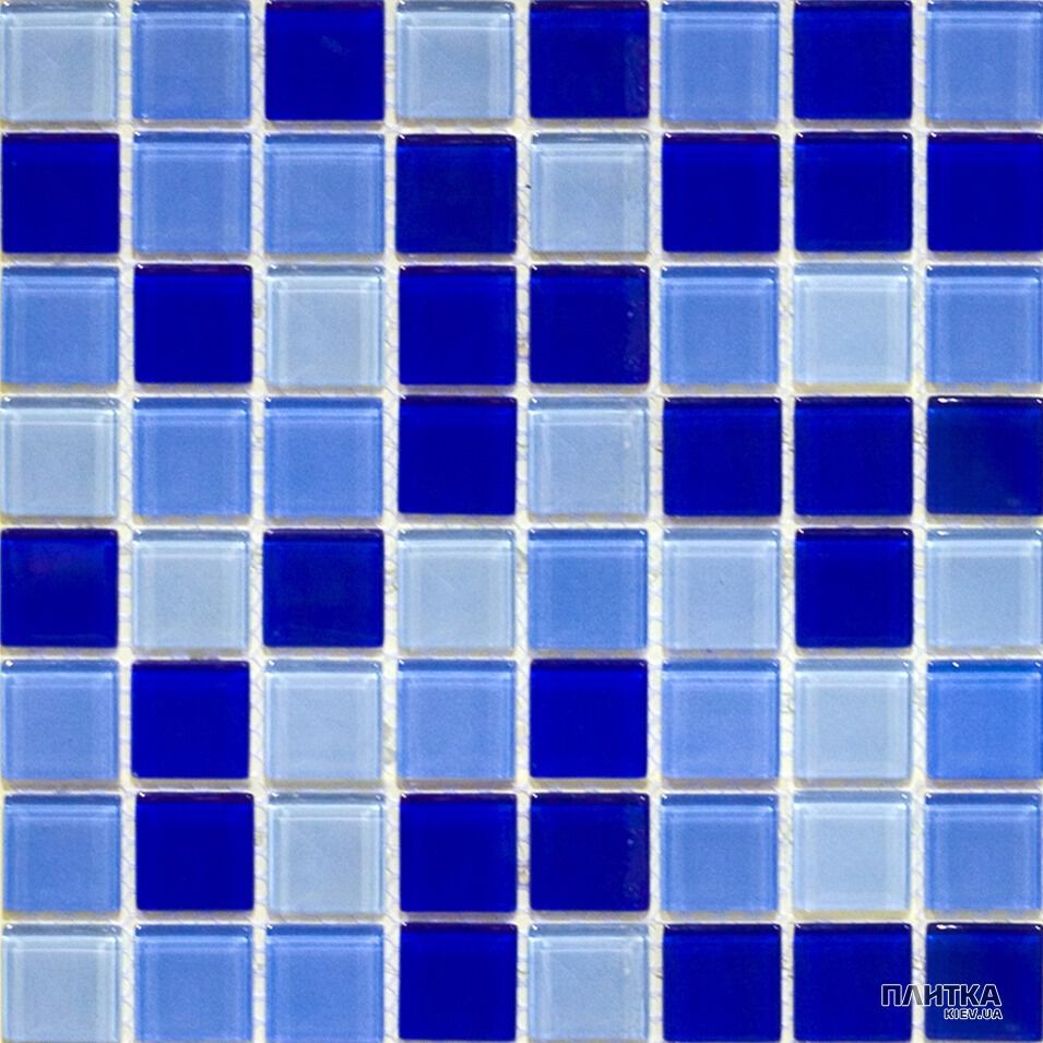 Мозаика Mozaico de Lux ML-MOS ML-MOS MIX AG02 голубой,синий